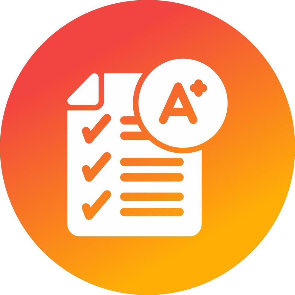 Grade Creative Icon Design vector