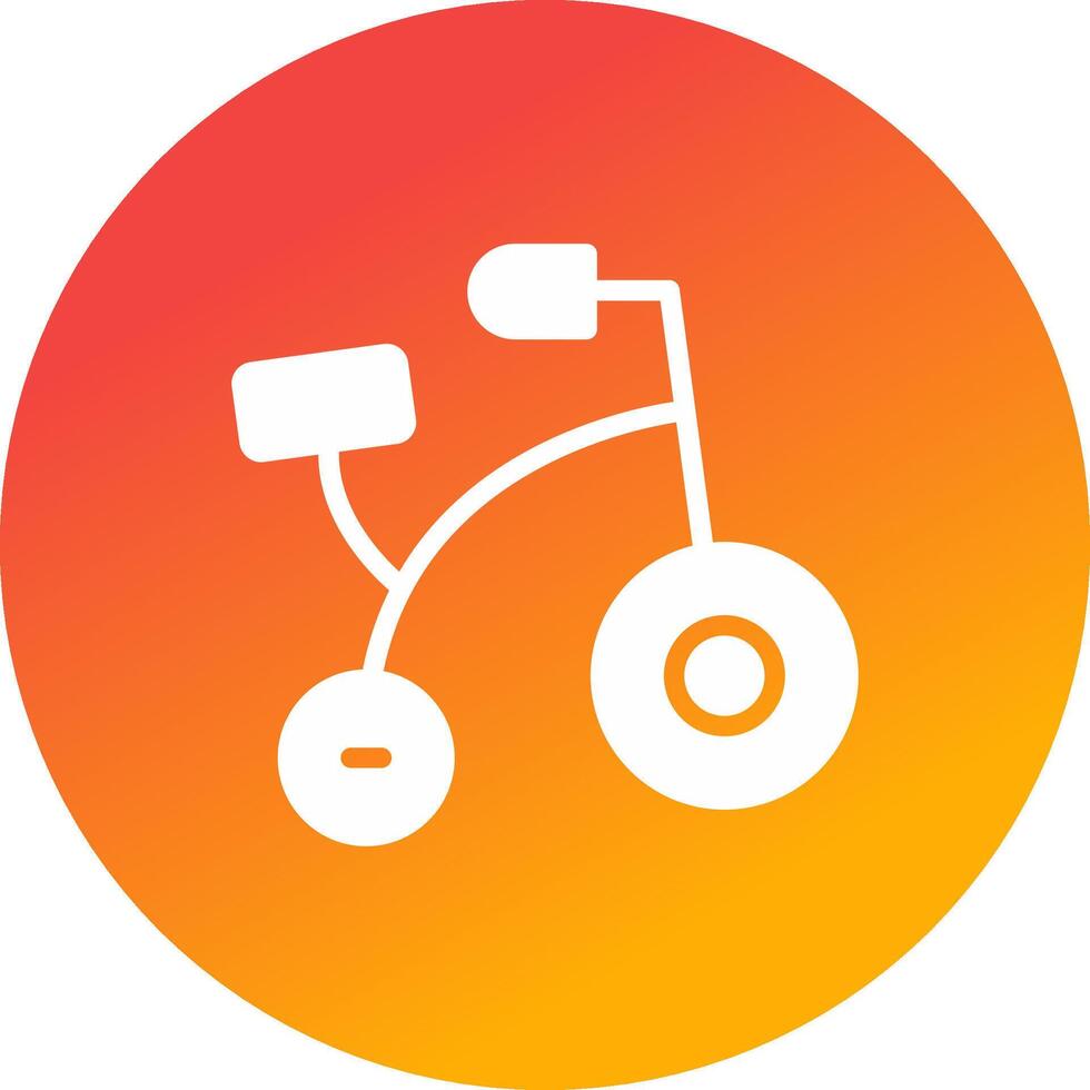 Bike Toy Creative Icon Design vector