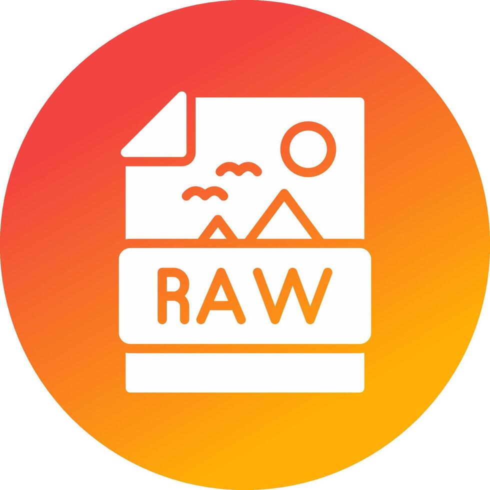 Raw Creative Icon Design vector