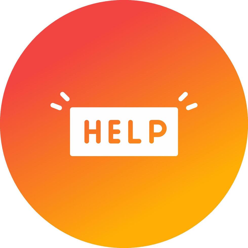 Help Creative Icon Design vector