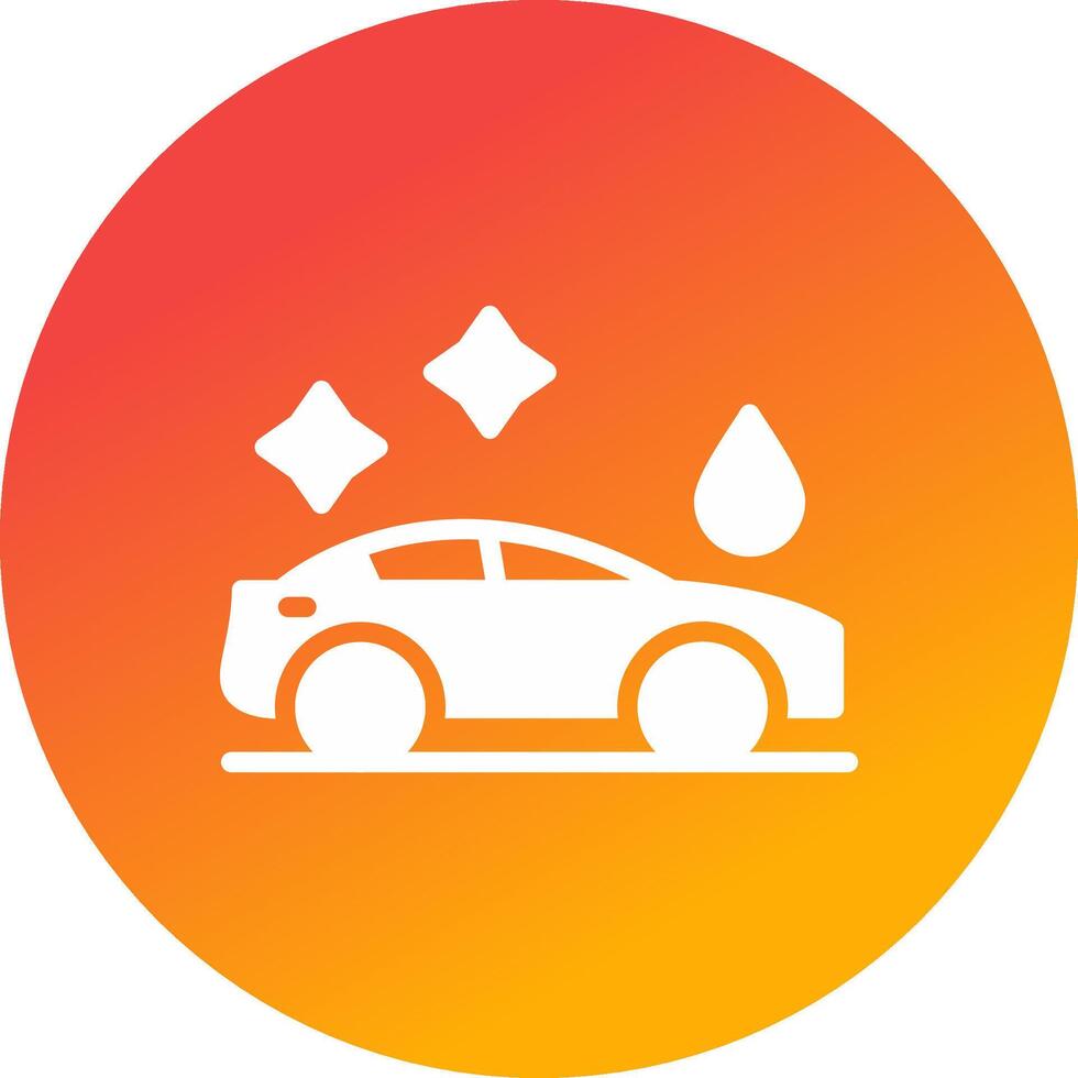 Car Wash Creative Icon Design vector