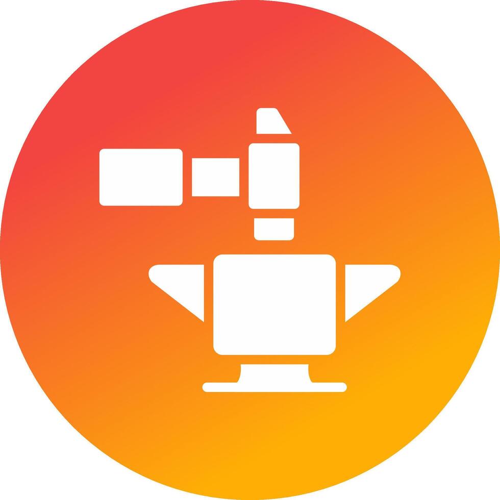 Anvil Creative Icon Design vector