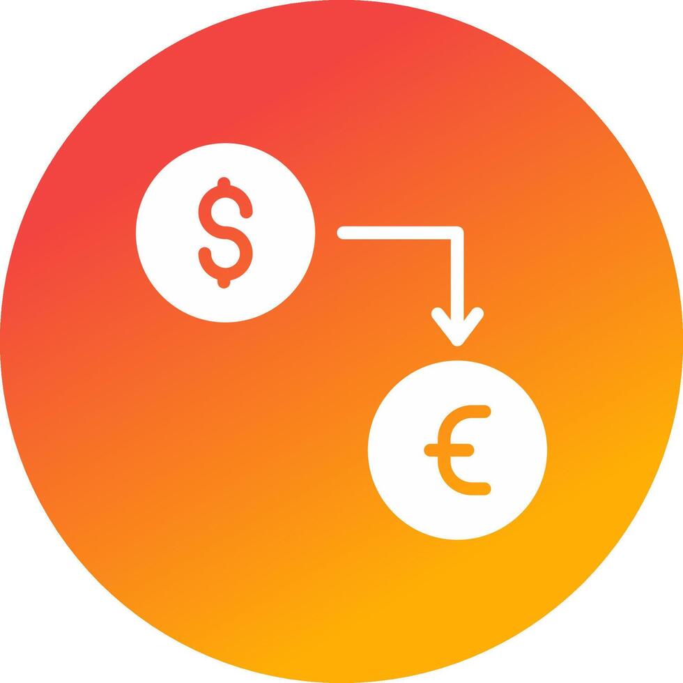 Currency Exchange Creative Icon Design vector