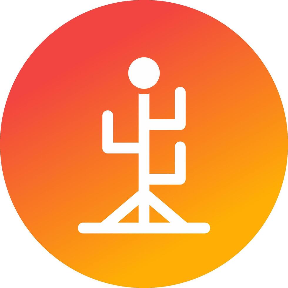 Clothes Stand Creative Icon Design vector