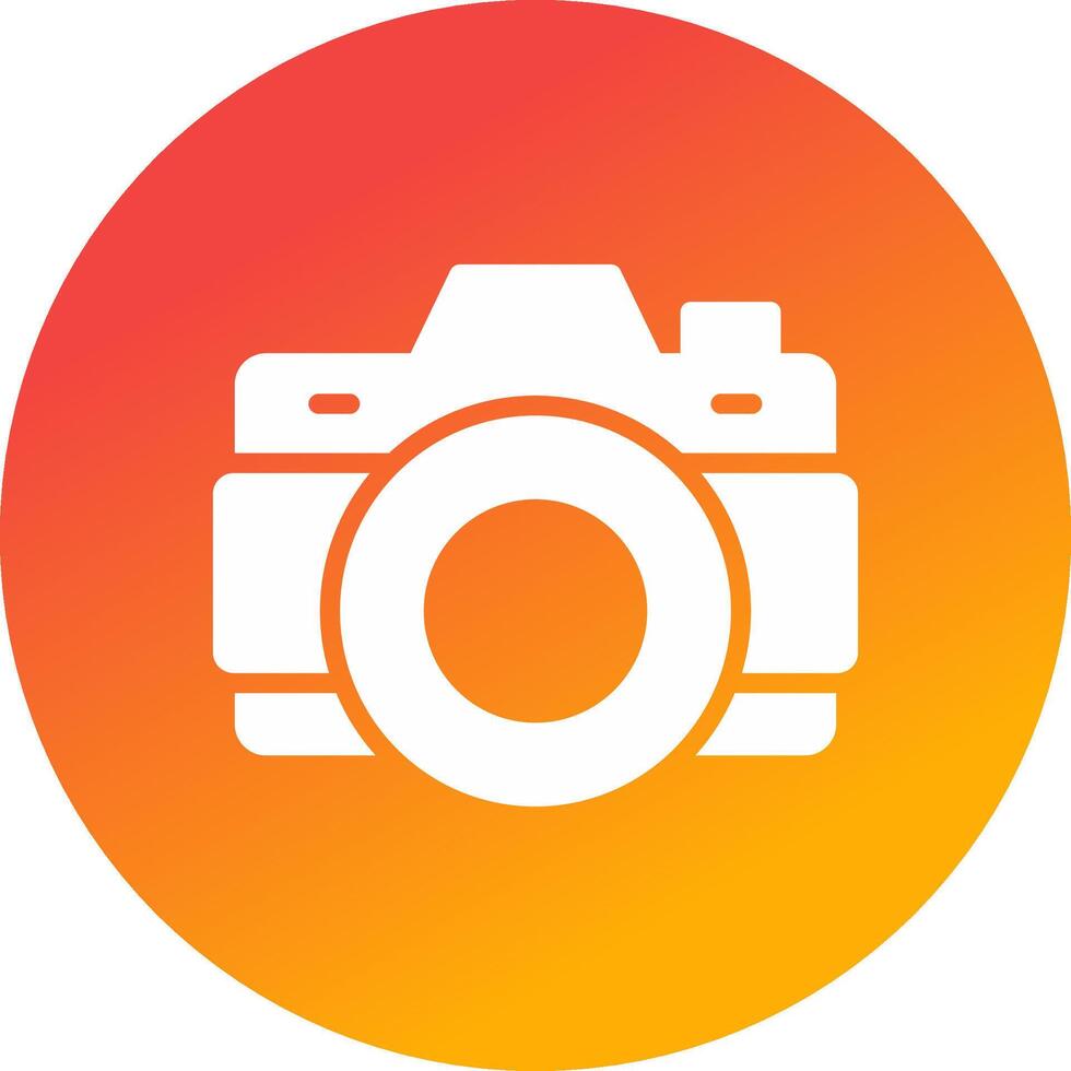 Camera Creative Icon Design vector