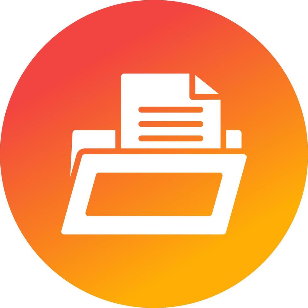 Folder Creative Icon Design vector