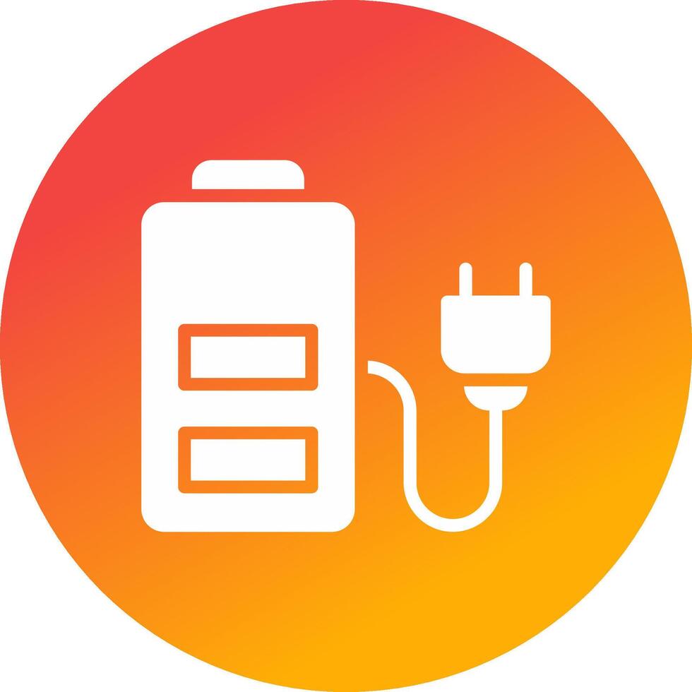 Charging Creative Icon Design vector