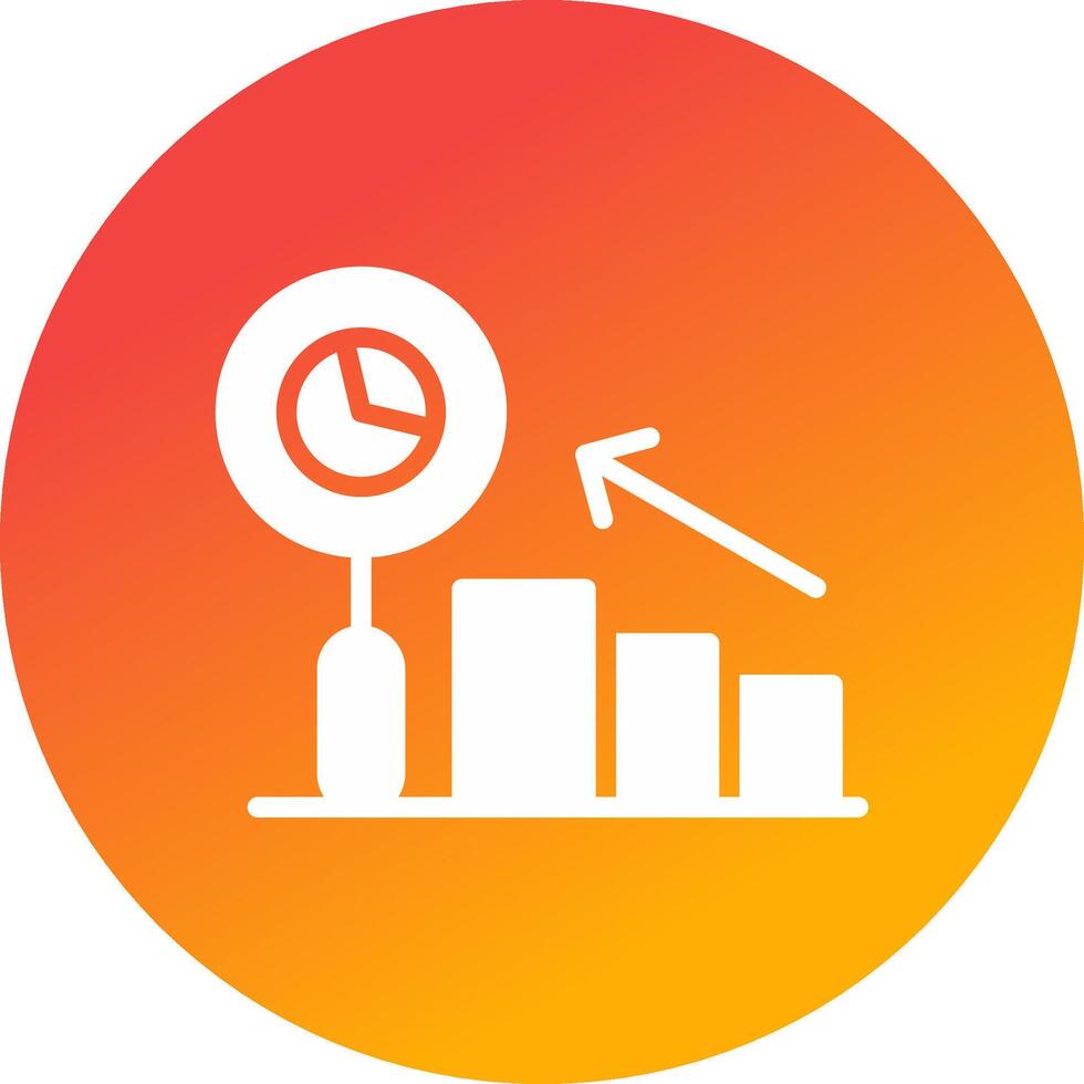 Predictive Analytics Creative Icon Design vector