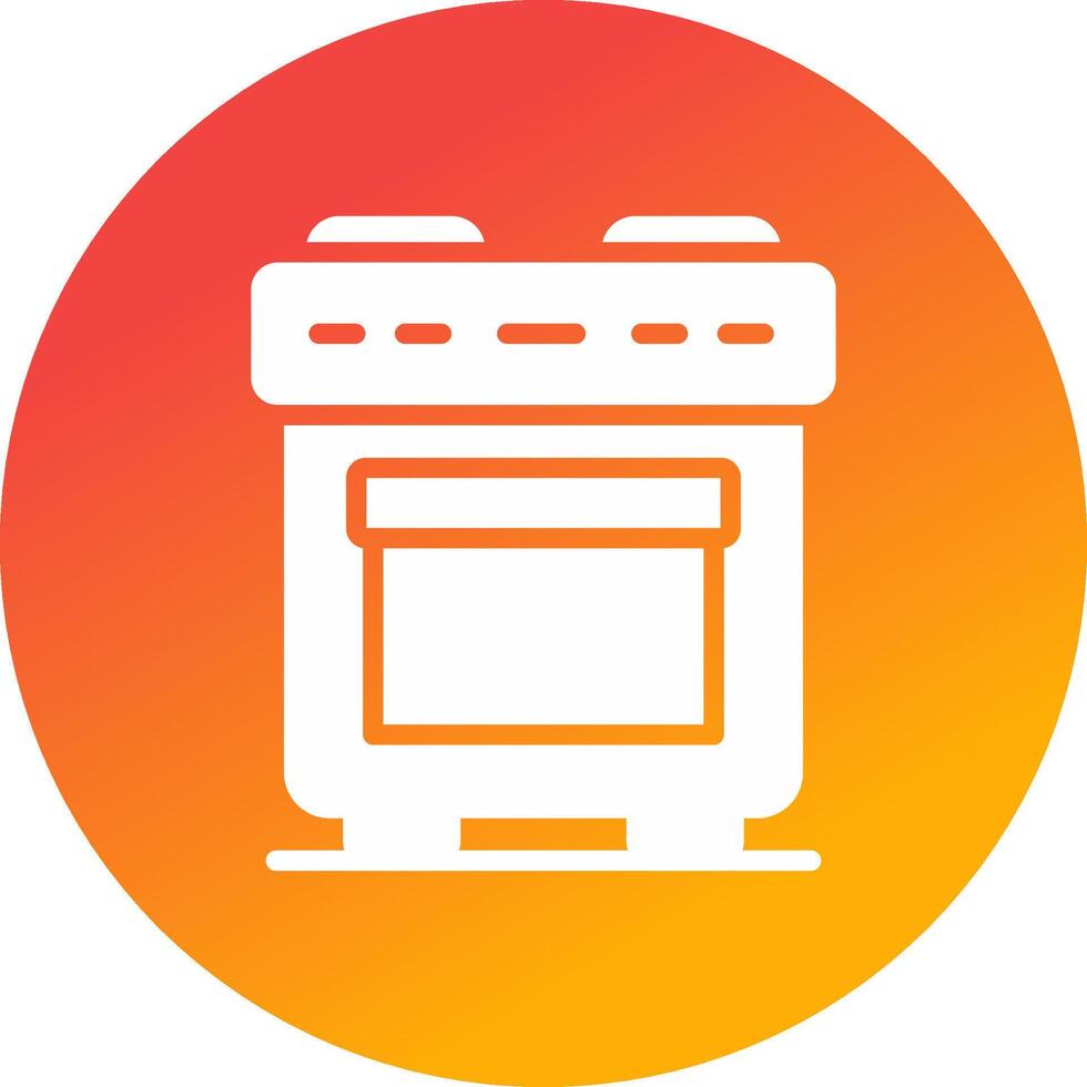 Oven Creative Icon Design vector