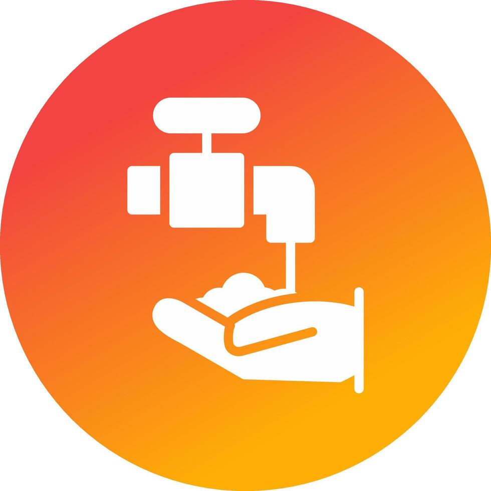Handwash Creative Icon Design vector