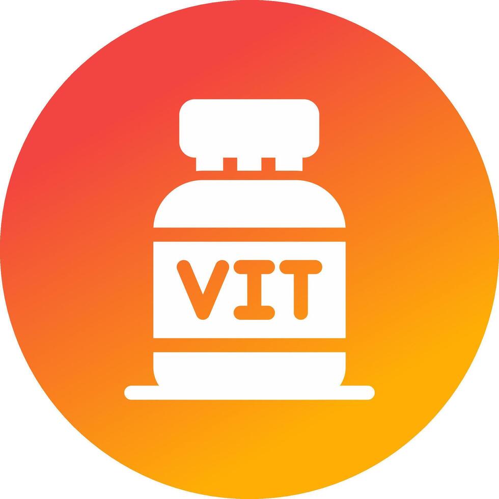 Vitamins Creative Icon Design vector