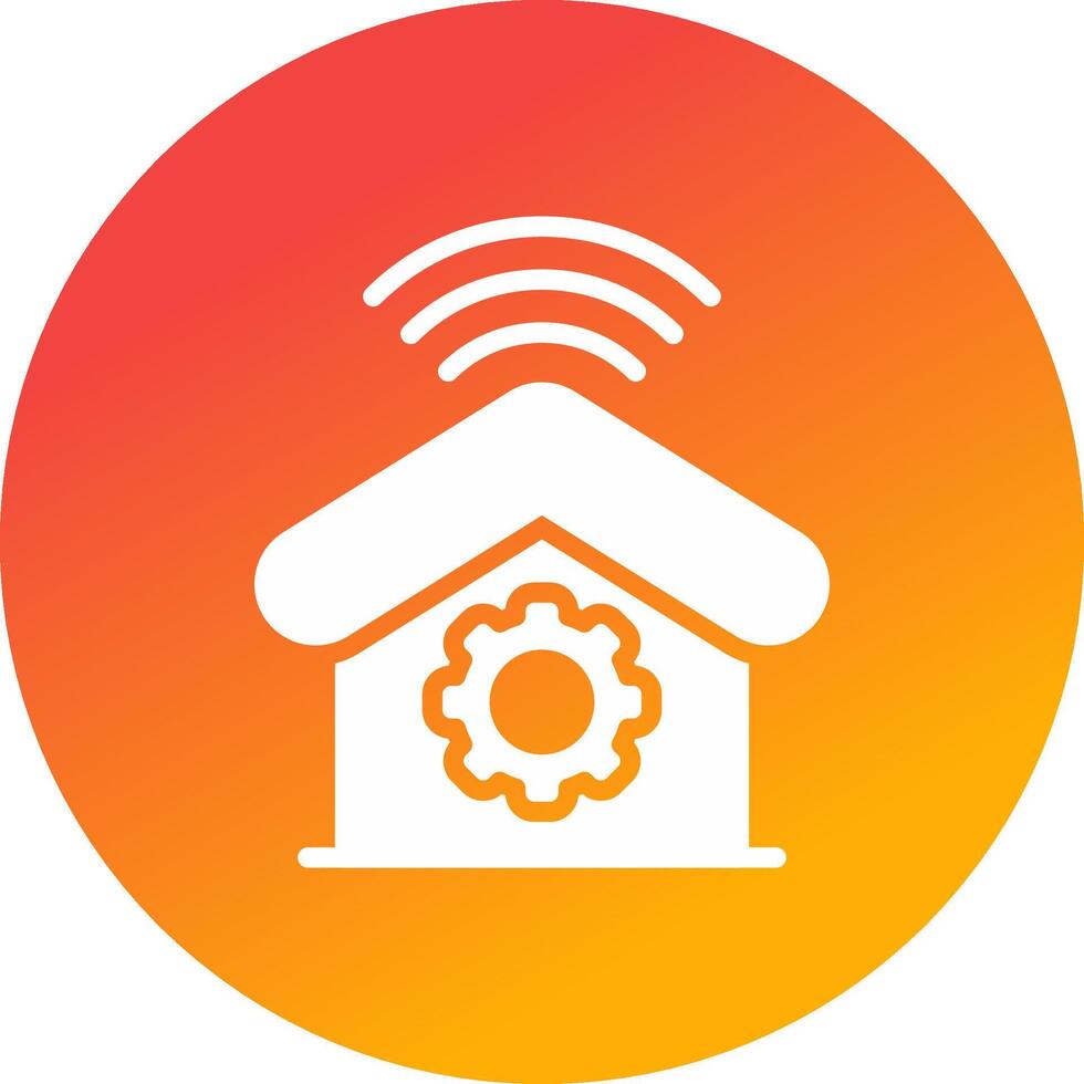 Home Automation Creative Icon Design vector