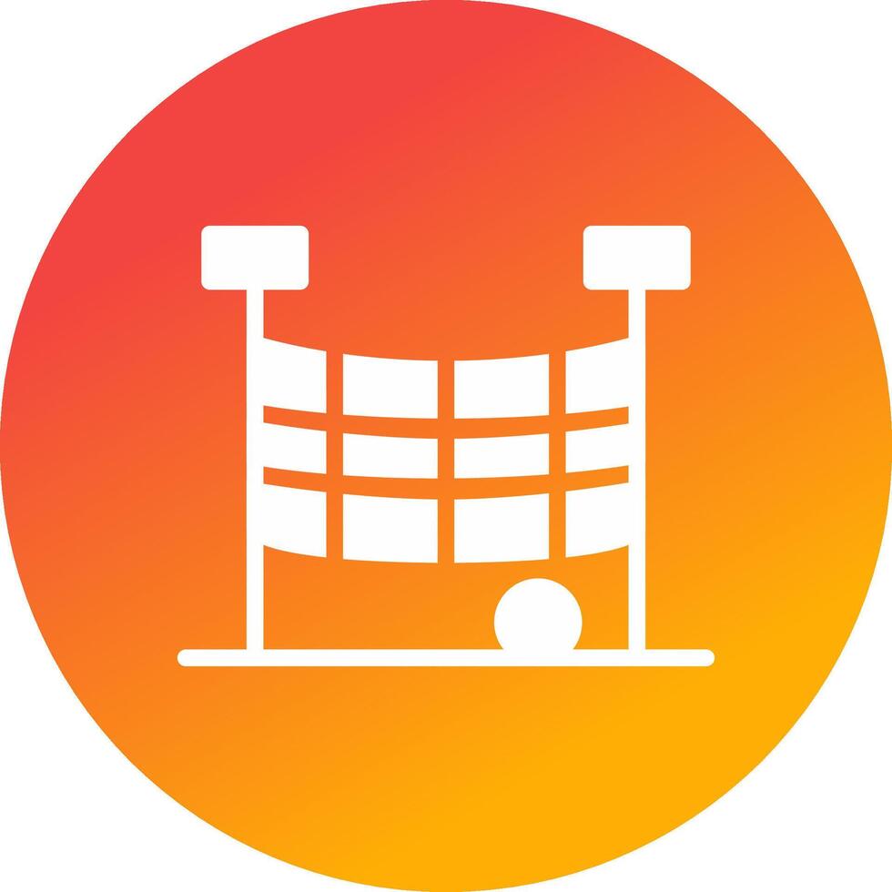 Volleyball Creative Icon Design vector