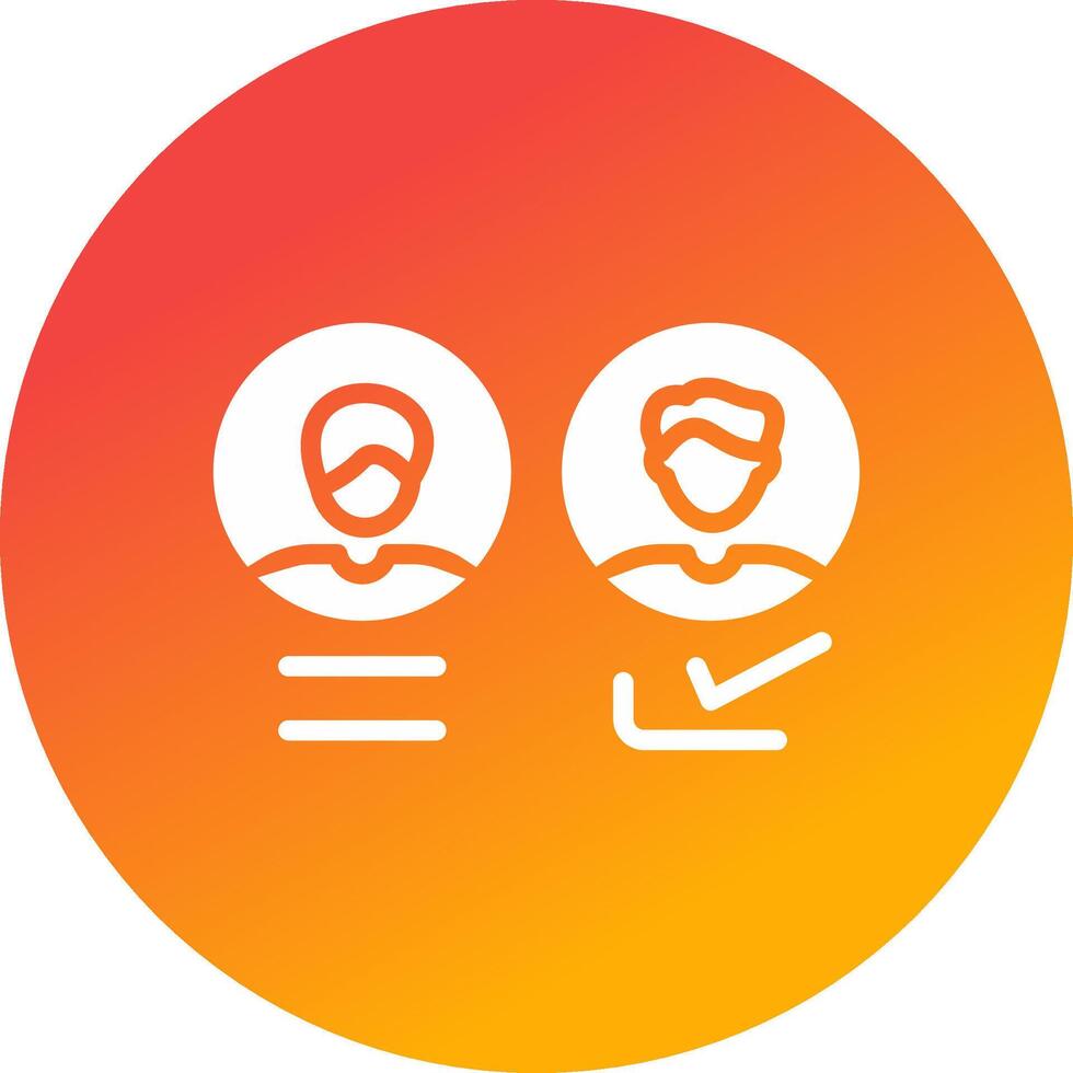 diseño de icono creativo de recursos humanos vector