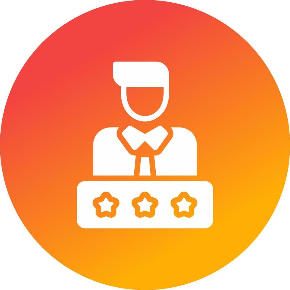 Brand Ambassador Creative Icon Design vector