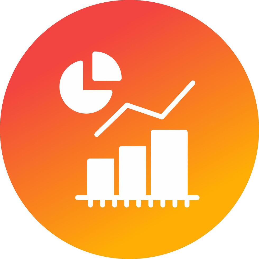 Statistical Analysis Creative Icon Design vector