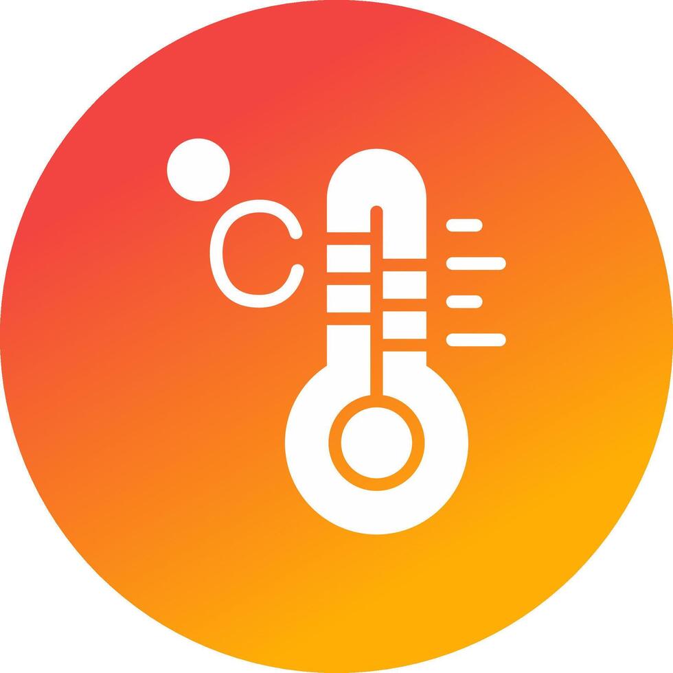 Celsius creativo icono diseño vector