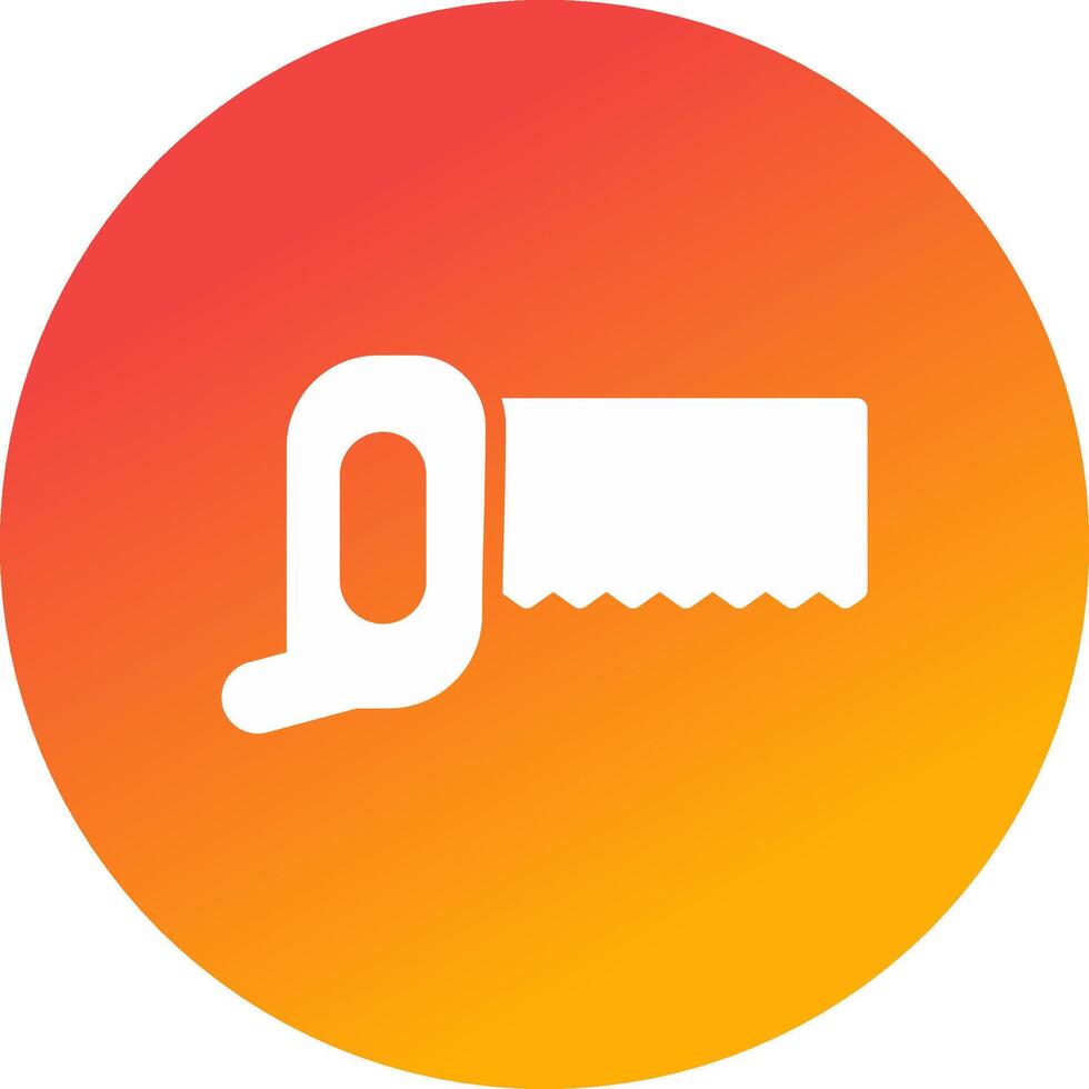 Backsaw Creative Icon Design vector