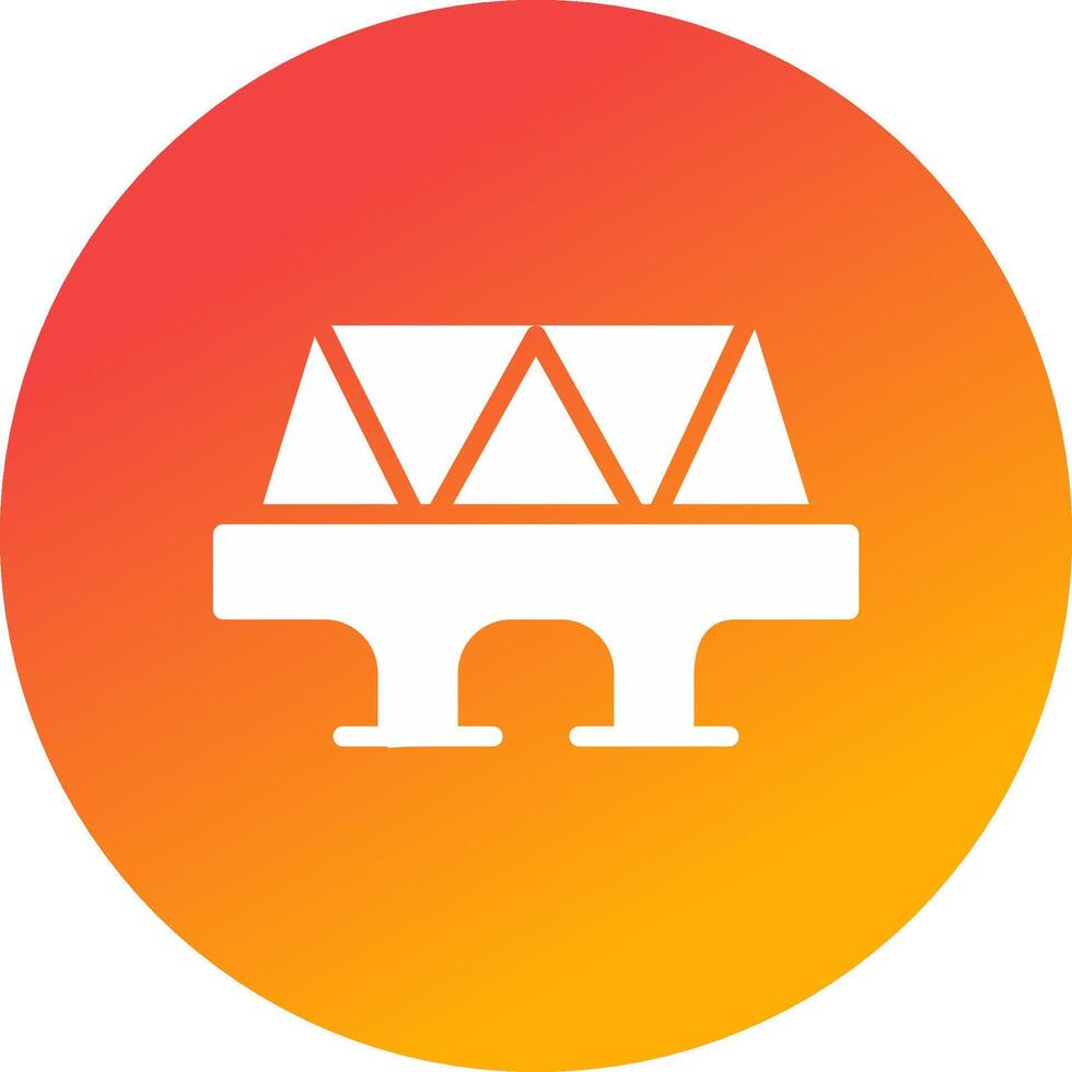 diseño de icono creativo de puente vector