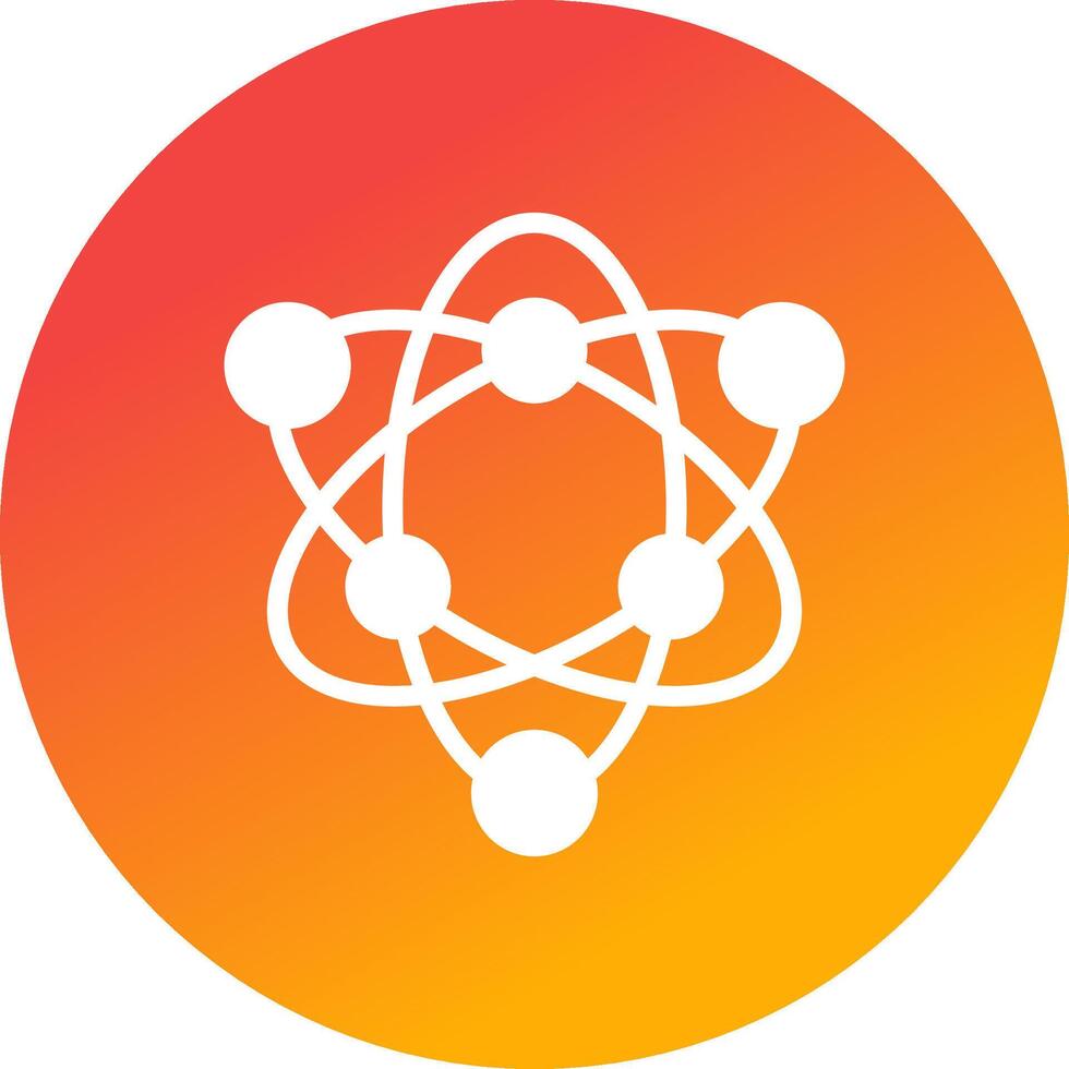 Atom Creative Icon Design vector