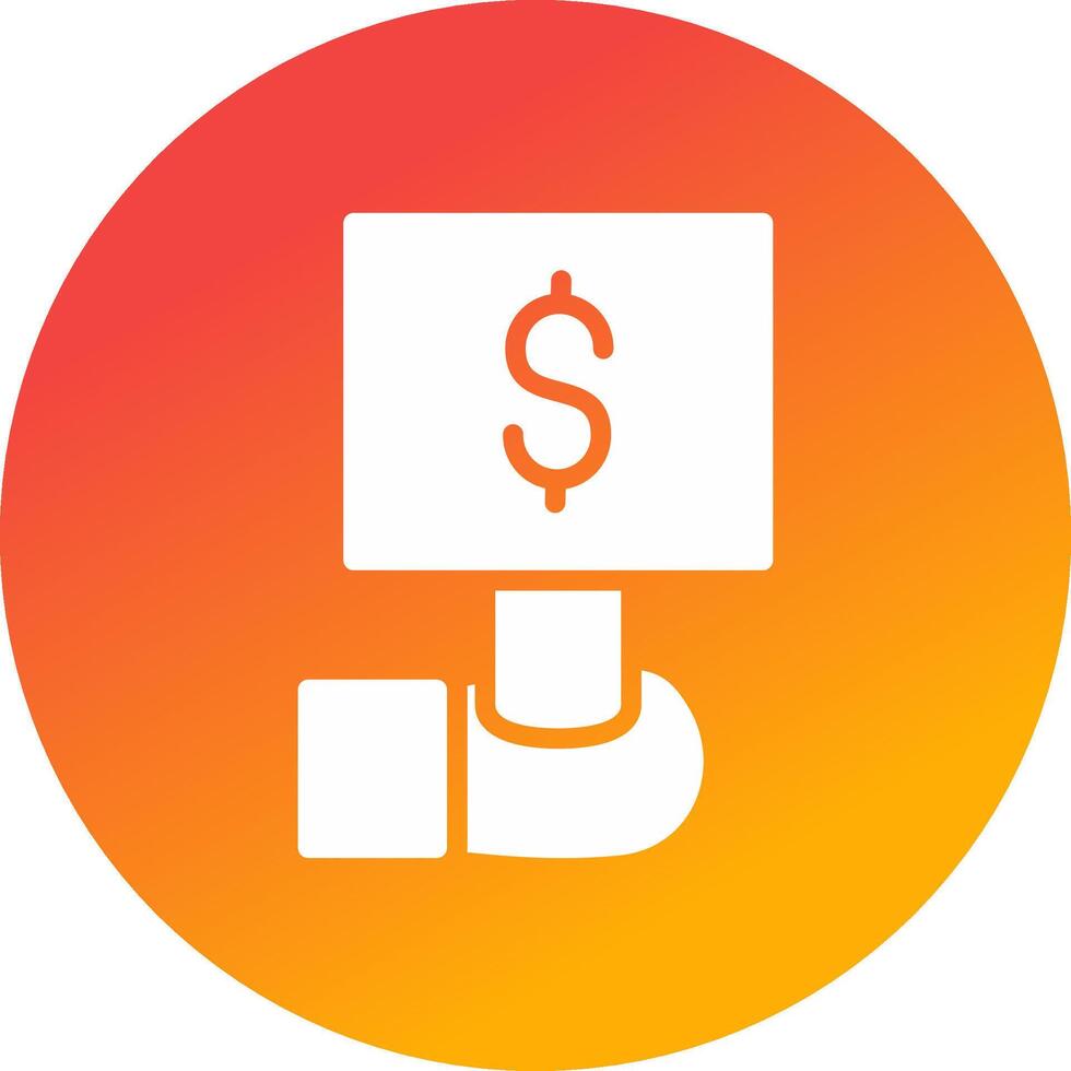 Bidding Creative Icon Design vector