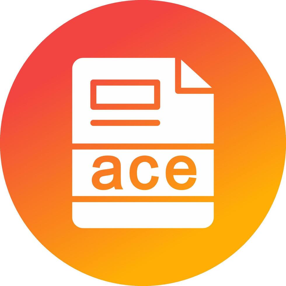 ACE Creative Icon Design vector