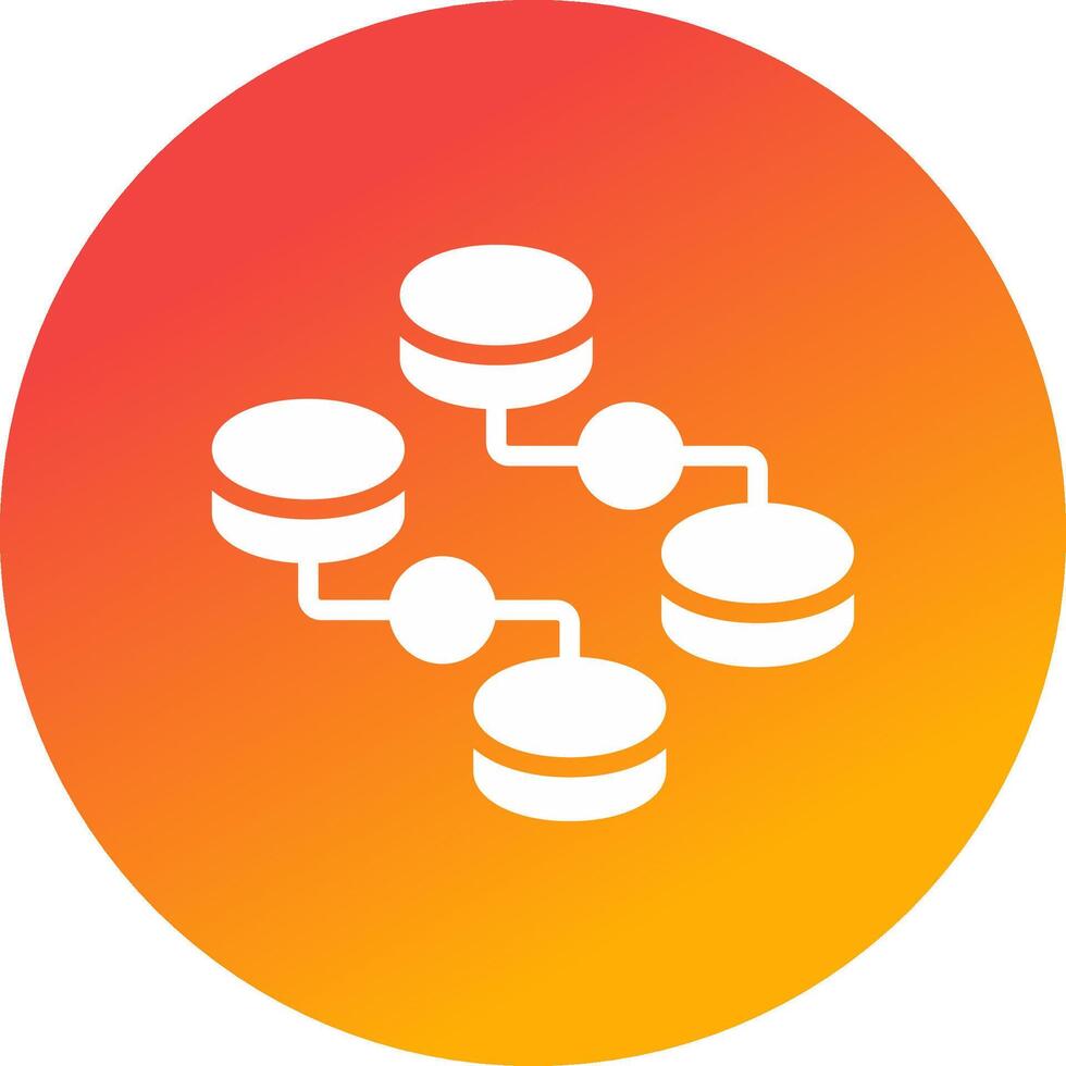 Unstructured Data Creative Icon Design vector