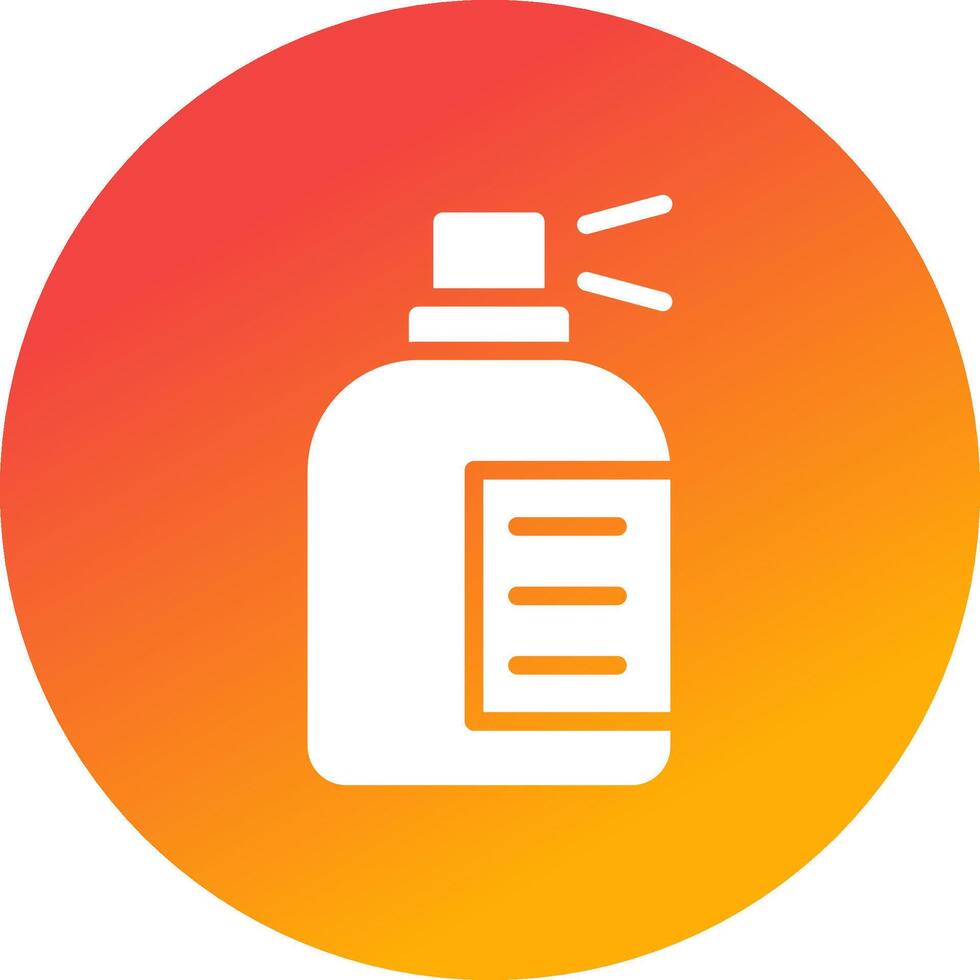 Spray Bottle Creative Icon Design vector