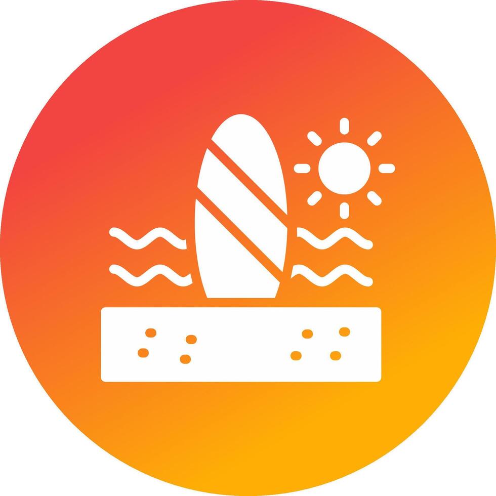 diseño de icono creativo de paddle surf vector