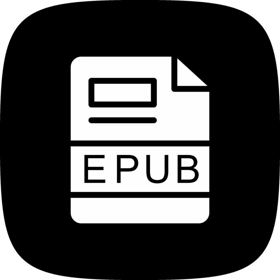 EPUB Creative Icon Design vector