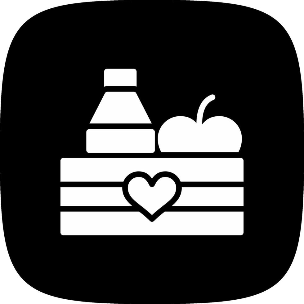 Food Box Creative Icon Design vector