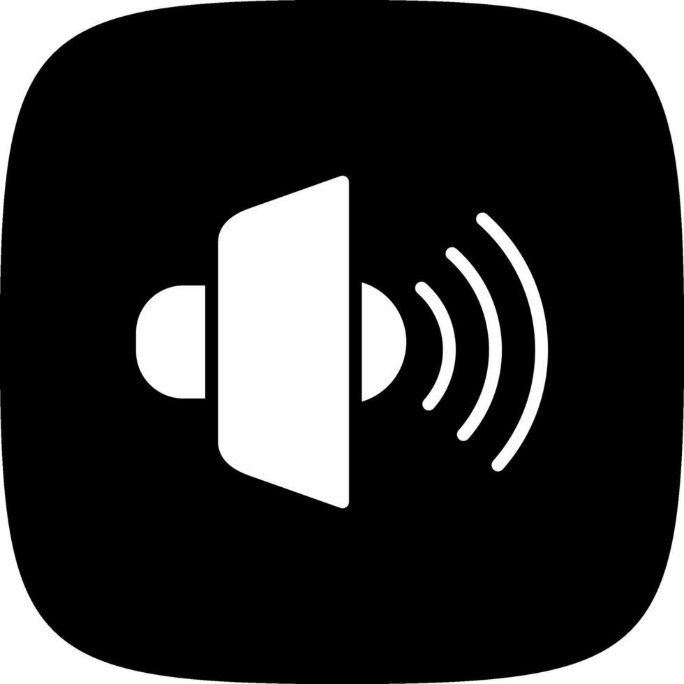 Loud Speaker Creative Icon Design vector