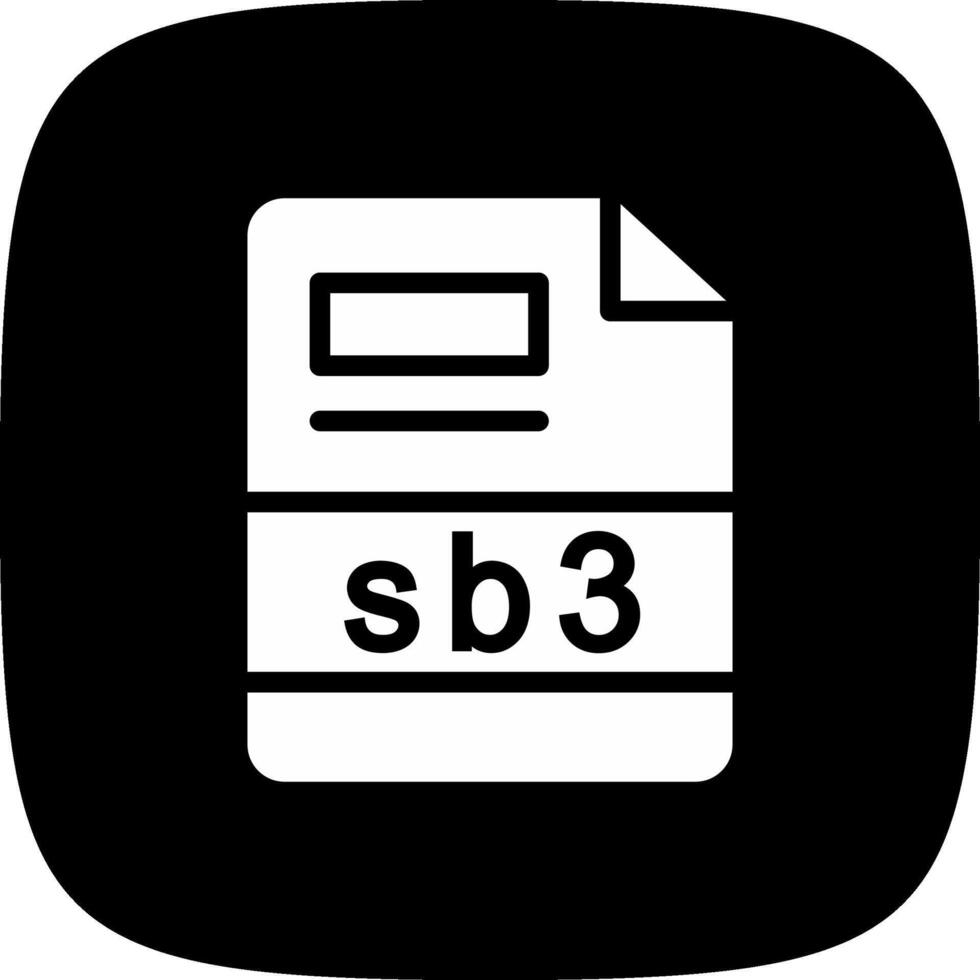 sb3 creativo icono diseño vector