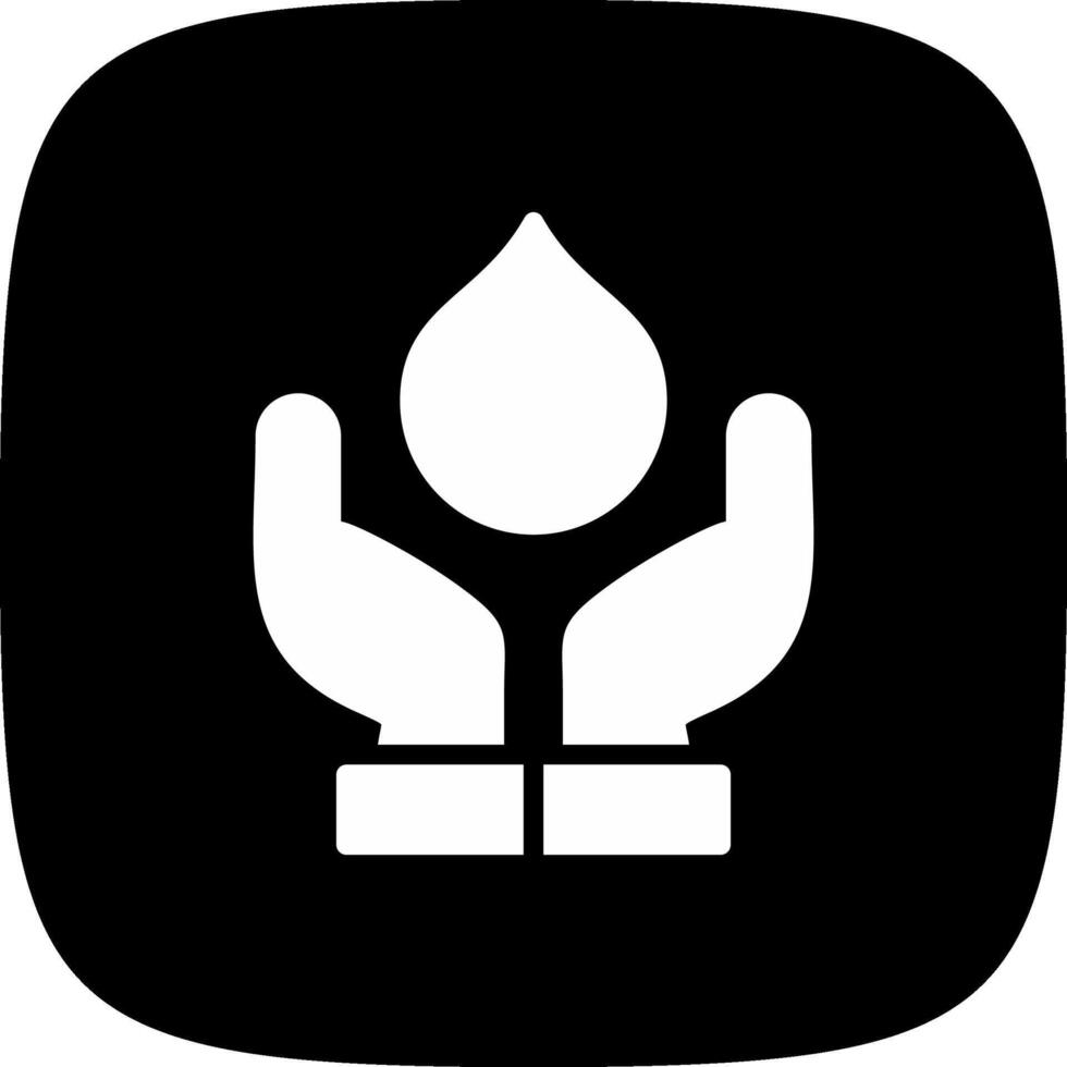 Water Conservation Creative Icon Design vector