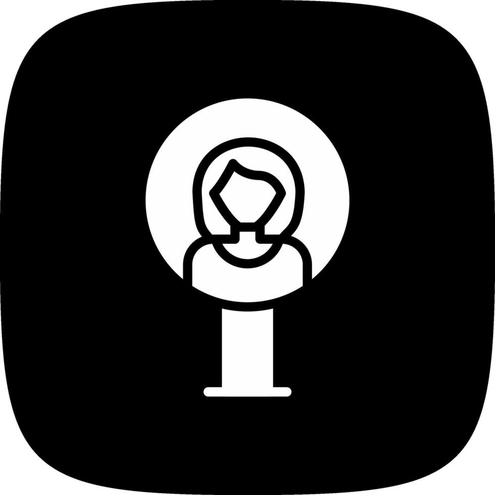 User Placeholder Creative Icon Design vector