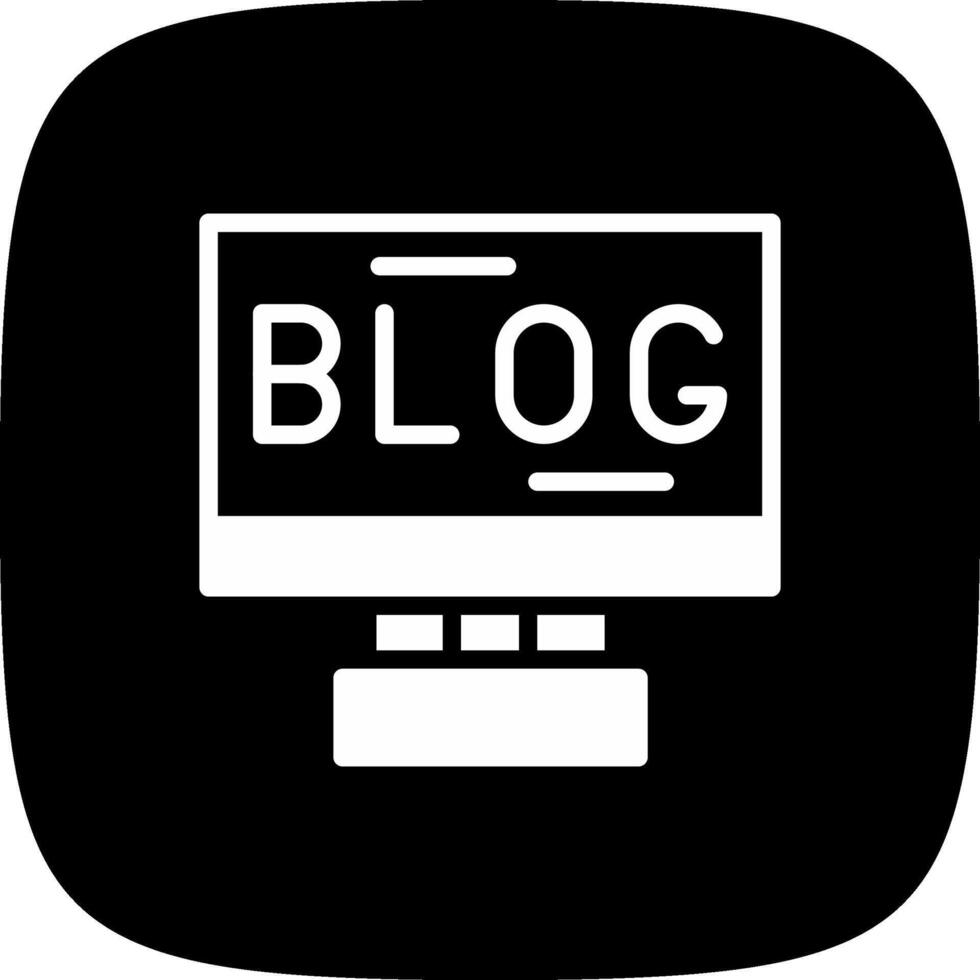 Blogging Creative Icon Design vector