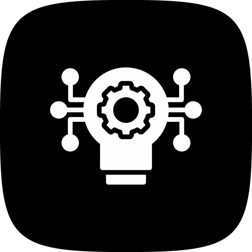 Technology Disruption Creative Icon Design vector