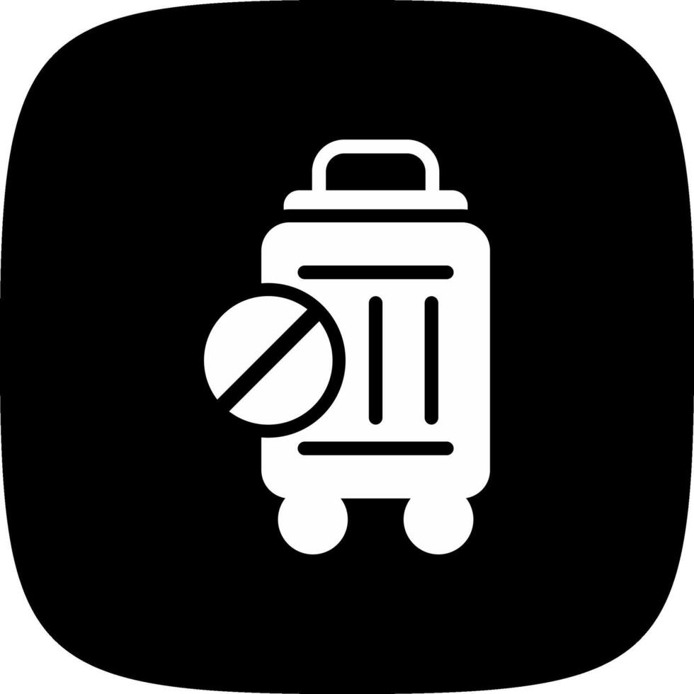 Travel Restrictions Creative Icon Design vector