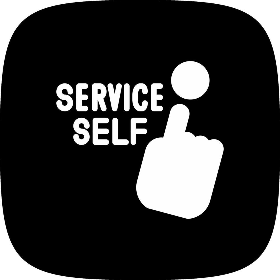 Self Service Creative Icon Design vector