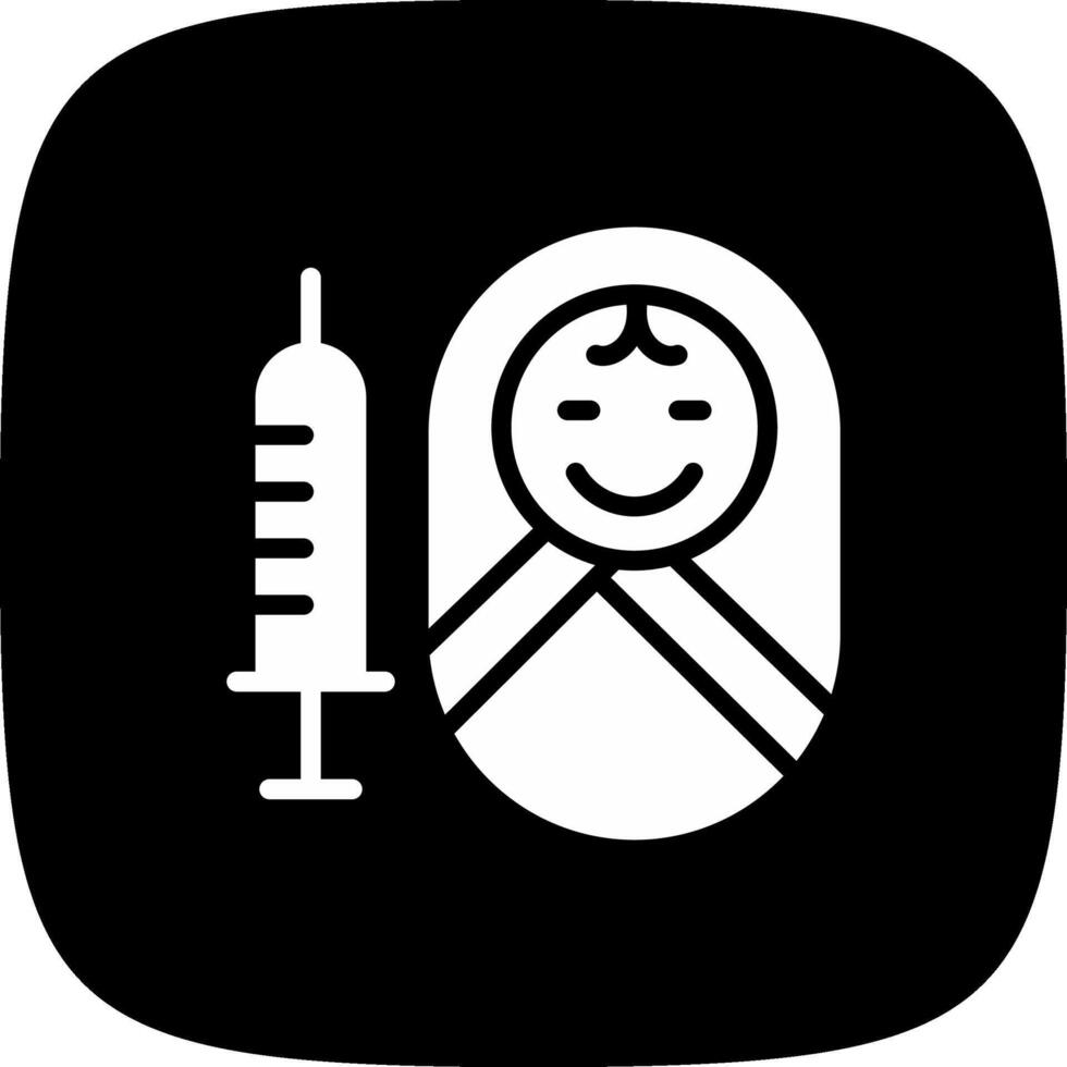 Vaccination Creative Icon Design vector