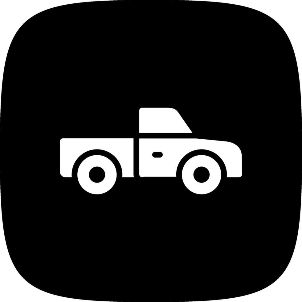 Pickup Truck Creative Icon Design vector