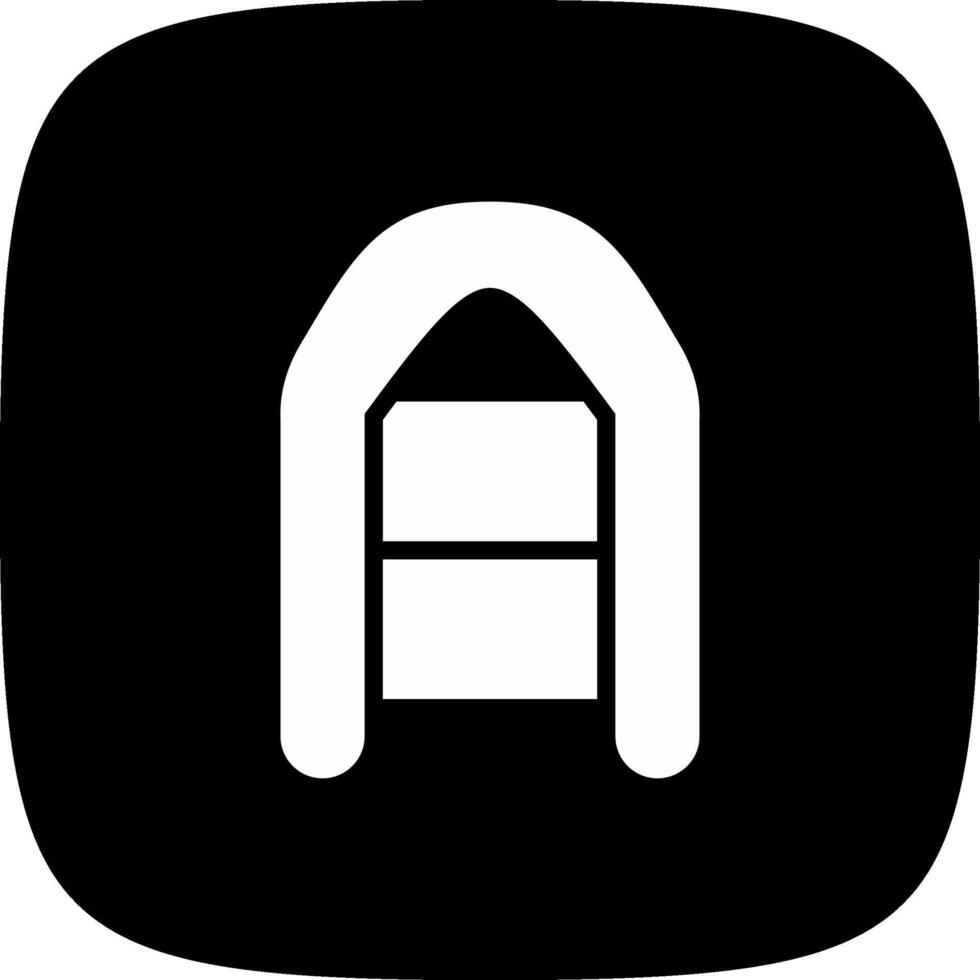 glyph corner inverted Design vector