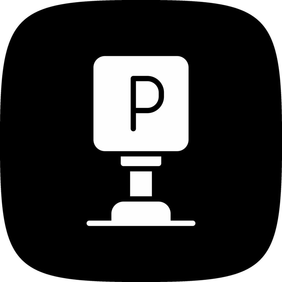 Parking Creative Icon Design vector