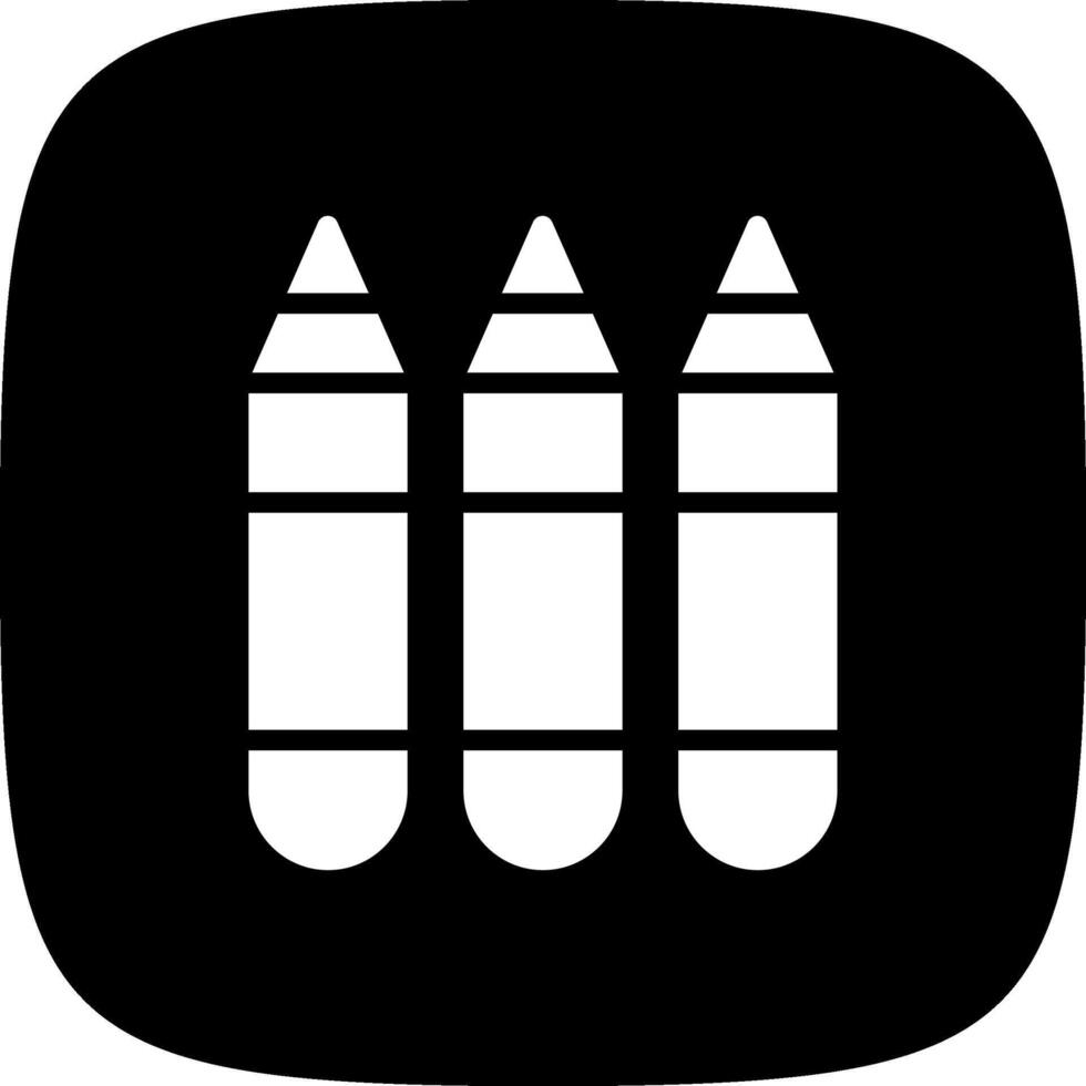 Crayons Creative Icon Design vector