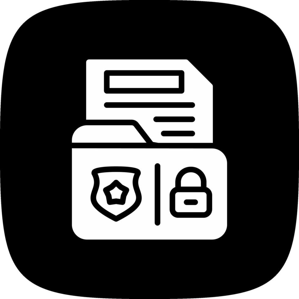 Confidential Creative Icon Design vector