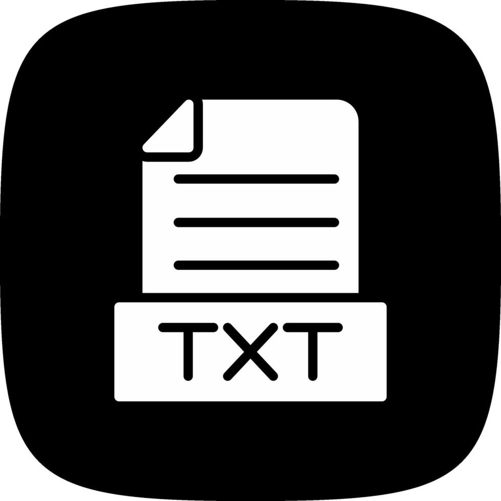 Txt Creative Icon Design vector