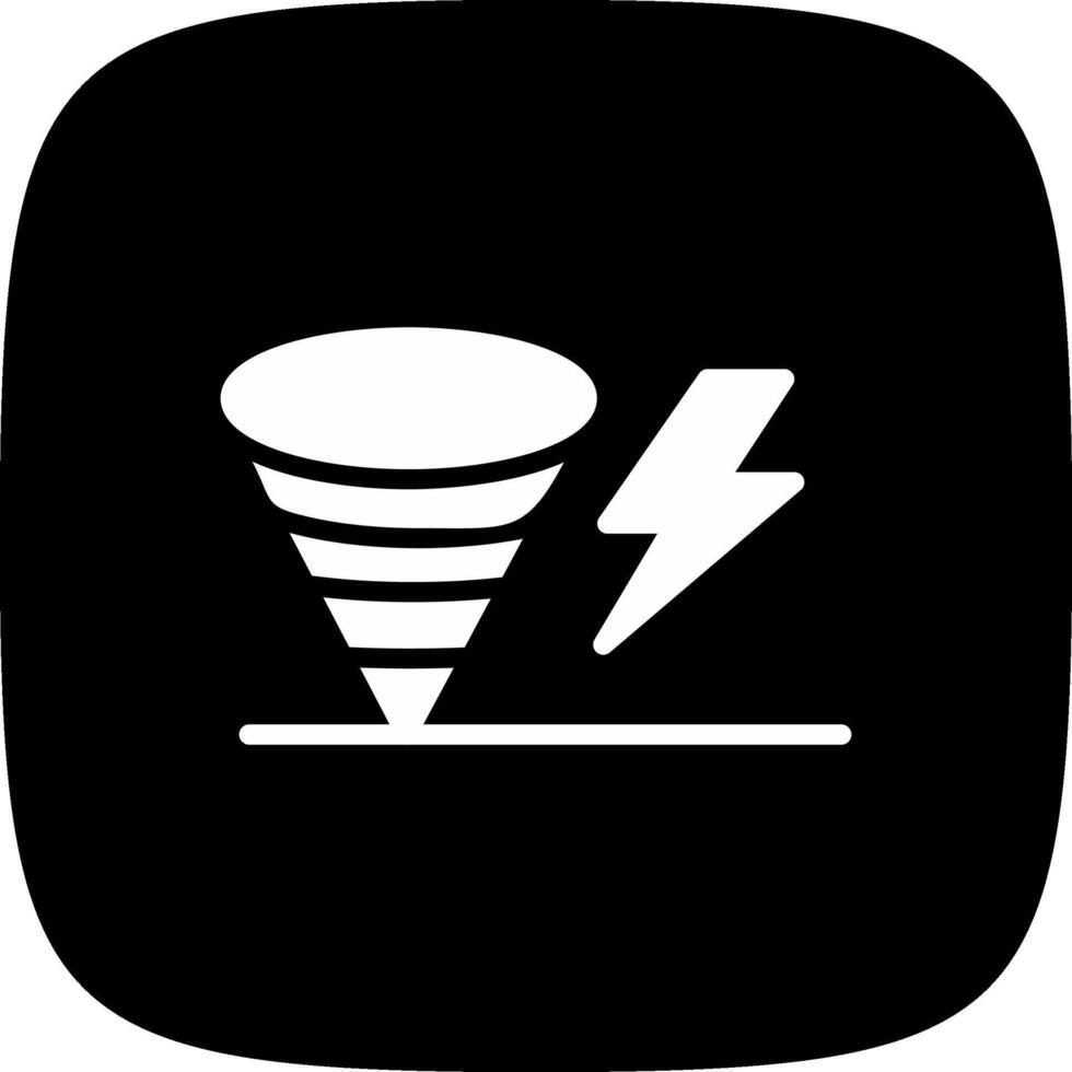 Tornado Creative Icon Design vector