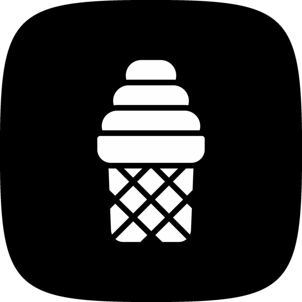 Ice Cream Creative Icon Design vector