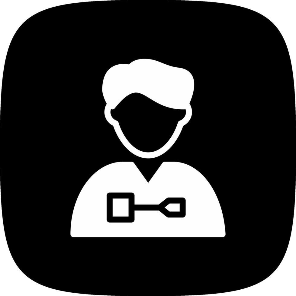 Worker Creative Icon Design vector