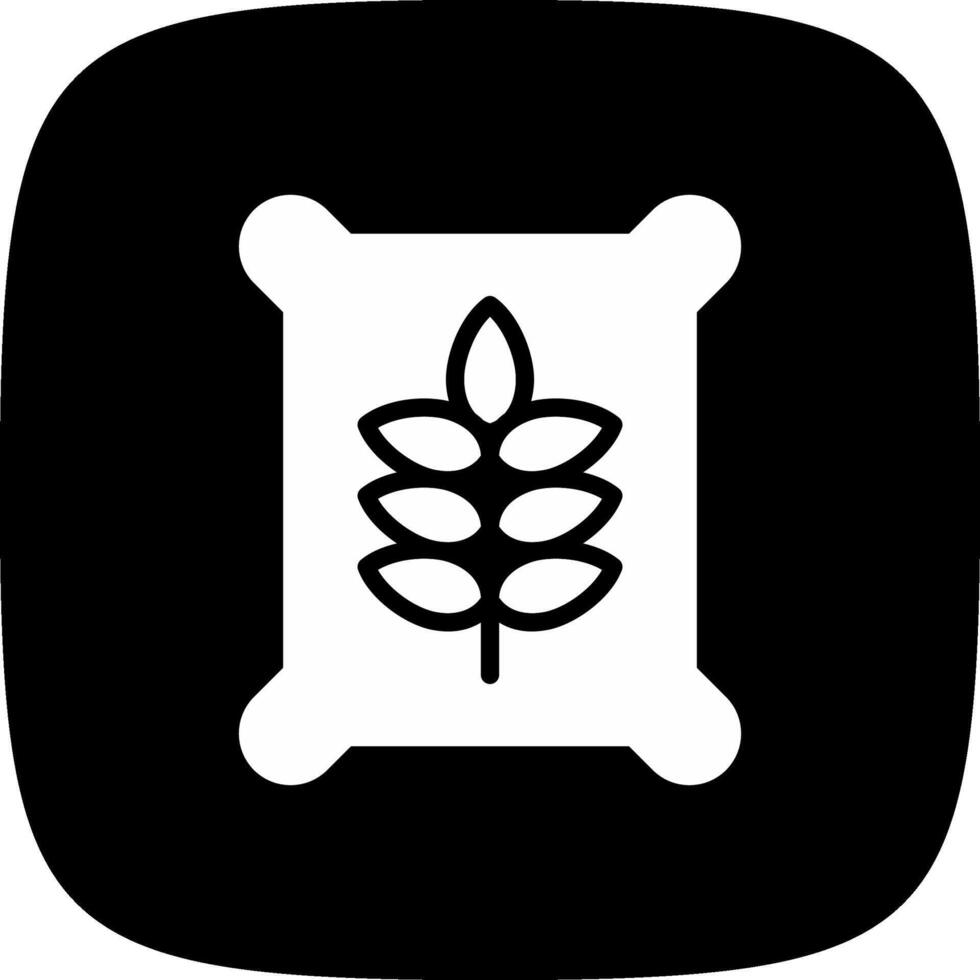 Seed Bag Creative Icon Design vector